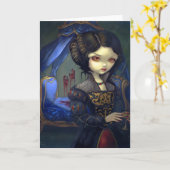 "I Vampiri:  Wenskaart van Letto van Bellissimo Kaart (Gele Bloem)