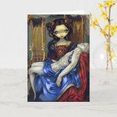 "I Vampiri: Wenskaart van Pietà het" Kaart (Gele Bloem)