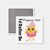 I van Rather Be Playing Golf Magneet (Voorkant / Achterkant)