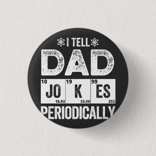 _I Vertel het papa periodiek Ronde Button 3,2 Cm