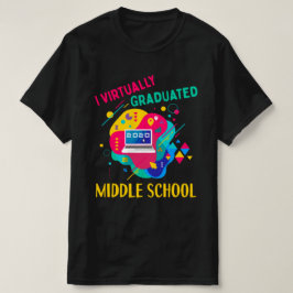 I Virtuele gediplomeerde MIDDEN-SCHOOL IN 2020 T-shirt