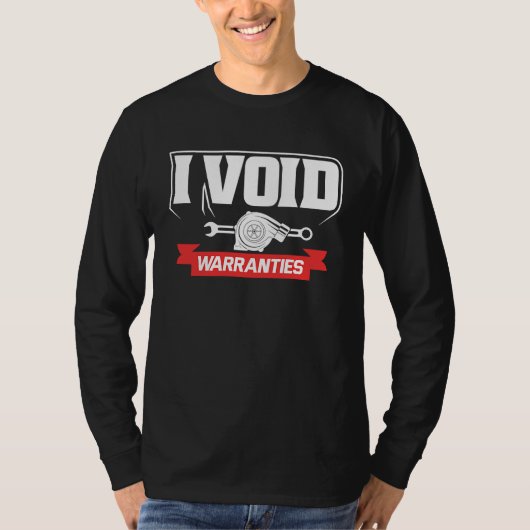 I void Warranties Mechanics T-shirt (Voorkant)