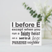 I vóór E Briefkaart (Staand voorkant)