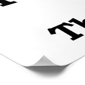 'I' voor 'E' Grappige Poster (Hoek)