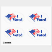 I Voted United States Flag Sticker (Feuille)