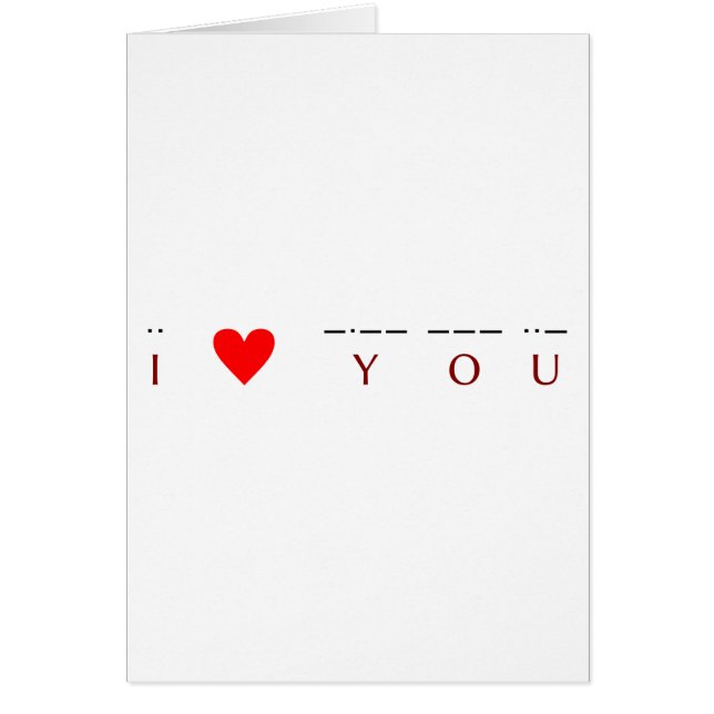 ♥ I vous ·· ♥ -·-- --- ··- (Devant)