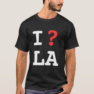 I Vraag LA (I Vraag Los Angeles - BLACK) T-shirt