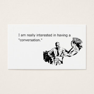 I vraiment, voulez vraiment avoir une conversation