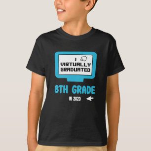I Vrijwel gediplomeerde achtste graadquarantaine T-shirt