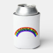 I Wanna Die - Rainbow Blikjeskoeler (Blikje Voorkant)