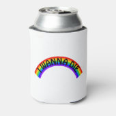 I Wanna Die - Rainbow Blikjeskoeler (Blikje Achterkant)