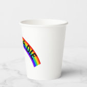 I Wanna Die - Rainbow Papieren Bekers (Achterkant)