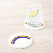 I Wanna Die - Rainbow Zandsteen Onderzetter (Zijkant)