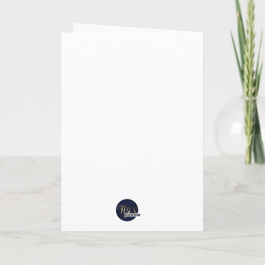 I Want a Hippopotomus for Christmas Kaart (Achterkant)