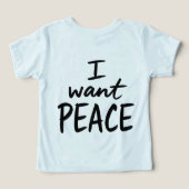 “I Want Peace”  design (Design Verso)