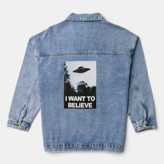 I want to believe denim jacket