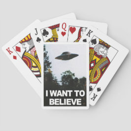 I want to believe pokerkaarten