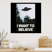 I want to believe poster (Keuken)