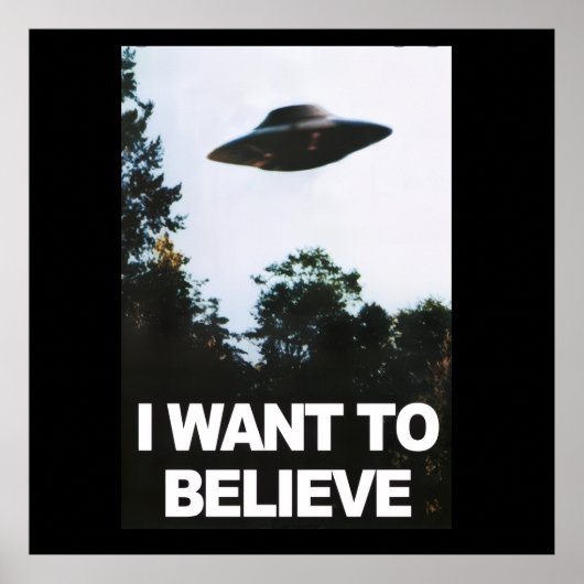 I want to believe poster (Voorkant)