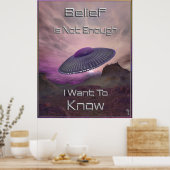 I Want To Know  Art Print Poster (Cuisine)