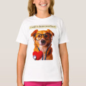 I Want To Know Your Heart T-shirt (Voorkant)