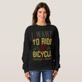 I Want To Ride My Bicycle Trui (Voorkant volledig)