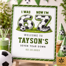 I Was 6, Now I’m 7 Soccer Birthday – All-Star Part