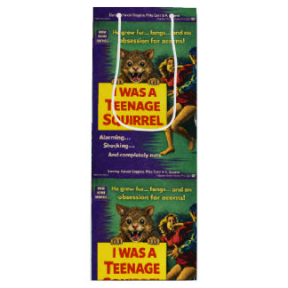 I was a teenage squirrel wijn cadeautas