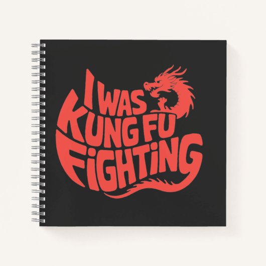 I was kung fu fighting notitieboek (Voorkant)