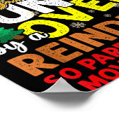 I Was Recently Run Over By A Reindeer Christmas Poster (Hoek)