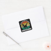 I Was Told There Would Be Dinosaurs Vierkante Sticker (Envelop)