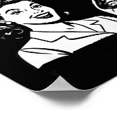 I Watch Murder Shows To Relax Funny Retro True Cri Poster (Hoek)