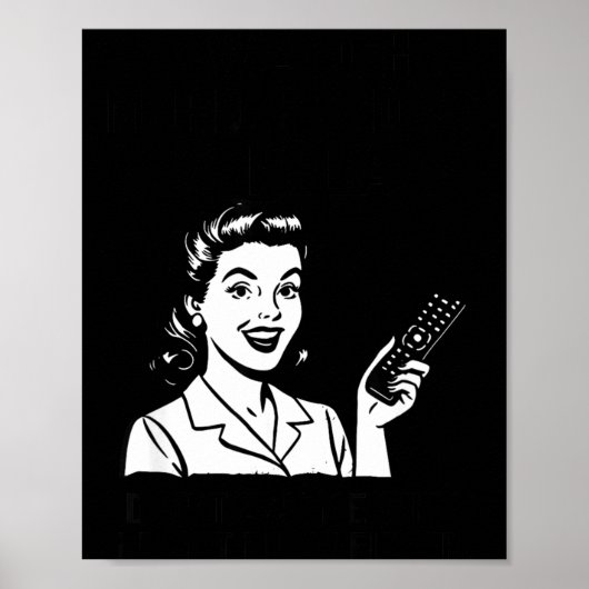 I Watch Murder Shows To Relax Funny Retro True Cri Poster (Voorkant)