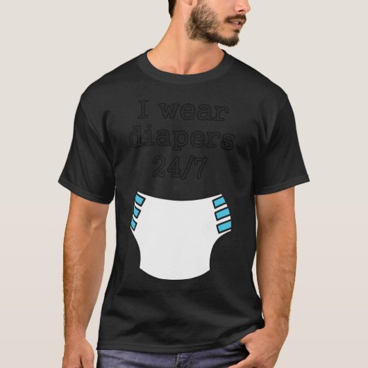 I wear diapers 247 Essential T-Shirt (Devant)