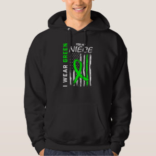 I Wear Green For My Niece Kidney Disease Awareness Hoodie