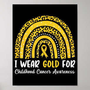 I Wear Orange For My Auntie Leukemia Awareness Poster