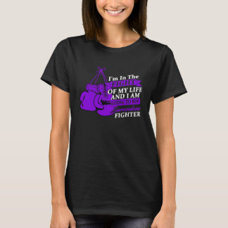 I Wear Purple For Sarcoidosis Awareness Warrior 1 T-shirt