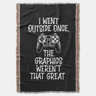 I Went Outside - Funny Gamer Deken
