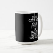 I Went Outside - Funny Gamer Koffiemok (Voorkant rechts)