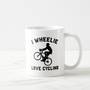 I Wheelie Love Cycling Koffiemok