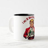 "I Will Be Home for Christmas" Mug – Festive Holid (Devant gauche)