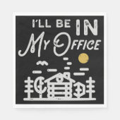 I Will Be In My Office Servet (Voorkant)