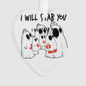 I Will Stab You Ghost Nurse Funny RN Halloween Gho (devant)