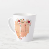 I Wish We Were Neighbors Best Friends States Mug Latte Mok (Linkerhoek)