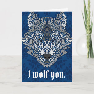 I Wolf You - Carte Saint Valentin