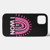 I Won Breast Cancer Survivor Pink Rainbow Case-Mate iPhone Case (Achterkant (horizontaal))