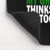 I Wonder If My Gr Thinks About Me Too Funny Plant Muismat (Hoek)