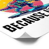 I Workout Because I'm Ugly Motivational Poster (Hoek)