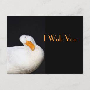 I Wub u, Leuke Witte Eend Briefkaart