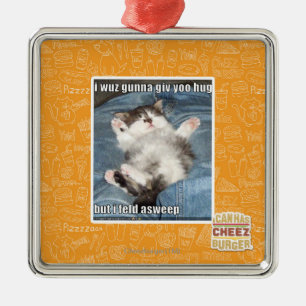 I wuz de omhelzing van gunna giv yoo metalen ornament